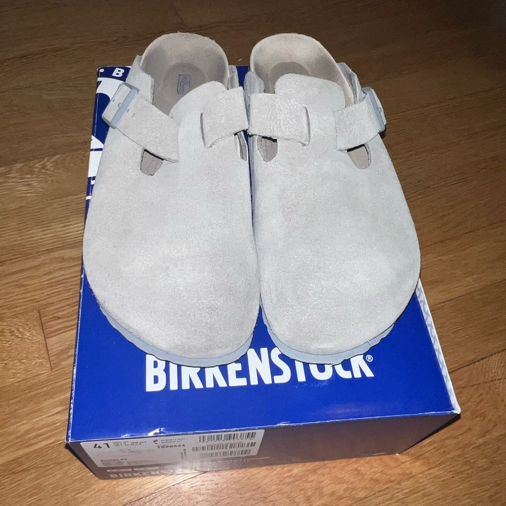 Birkenstock Boston clog stone coin